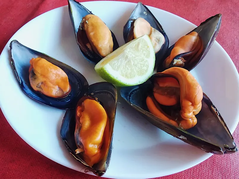 Mejillones al vapor