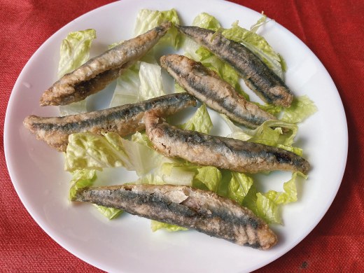 Boquerones fritos