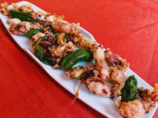 Chipirones rebozados