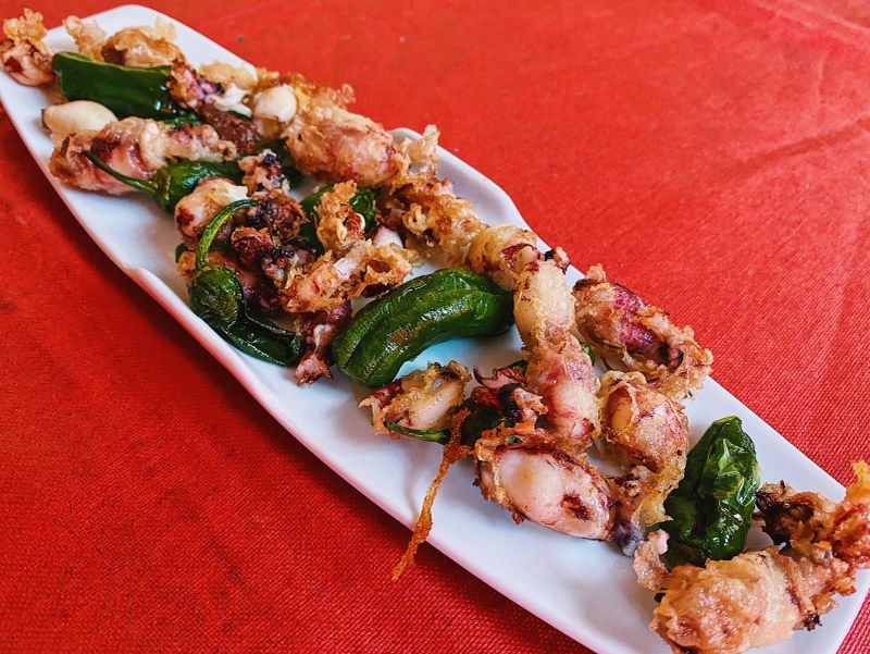 Chipirones rebozados