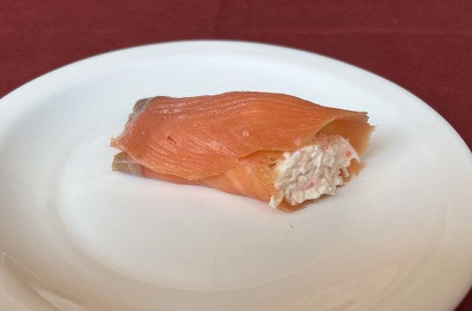 Rollito de salmón